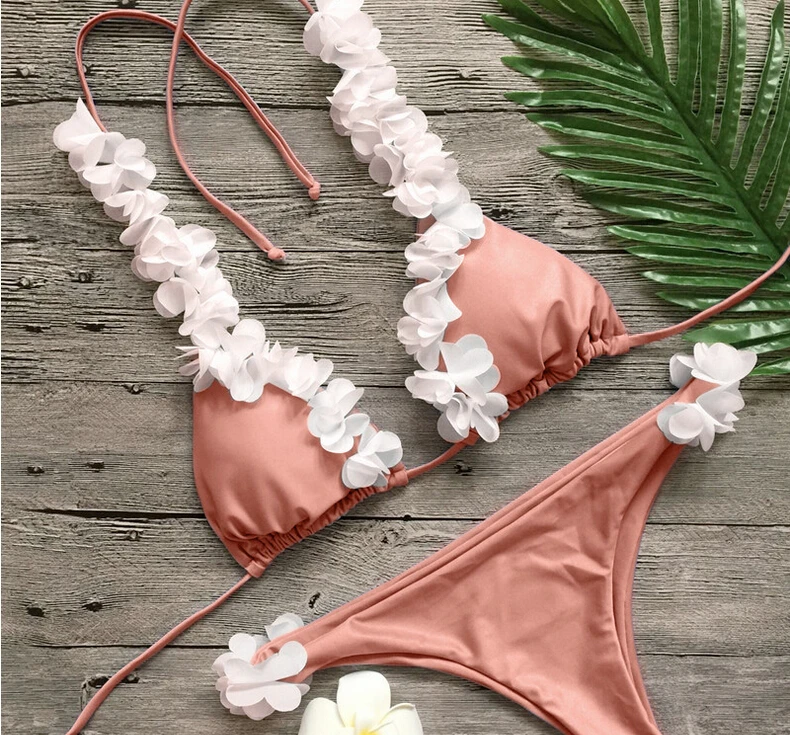 2019 New Women Flower Bikinis Set Women Push Up Padded Swimwear Mid Wasit Swimsuits Beach Bathing Suits
2019 New Women Flower Bikinis Set Women Push Up Padded Swimwear Mid Wasit Swimsuits Beach Bathing Suits