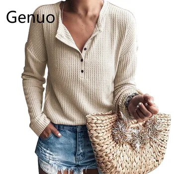 Button Knit Sweater Women V Neck Pullover Long Sleeve Casual Vintage Sweaters Fashion 2019 Autumn Winter Black Jumper Top Femme
Button Knit Sweater Women V Neck Pullover Long Sleeve Casual Vintage Sweaters Fashion 2019 Autumn Winter Black Jumper Top Femme