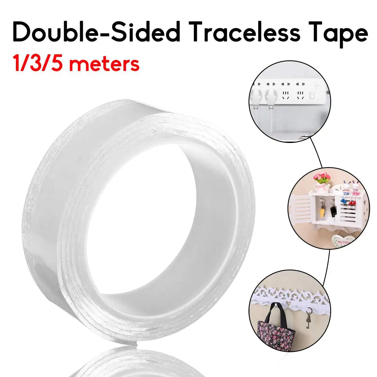 Multifunctional Double-Sided Adhesive for Nano PU Tape Washable Traceless Tape Removable Tapes Indoor Outdoor Gel Grip Sticker
Multifunctional Double-Sided Adhesive for Nano PU Tape Washable Traceless Tape Removable Tapes Indoor Outdoor Gel Grip Sticker