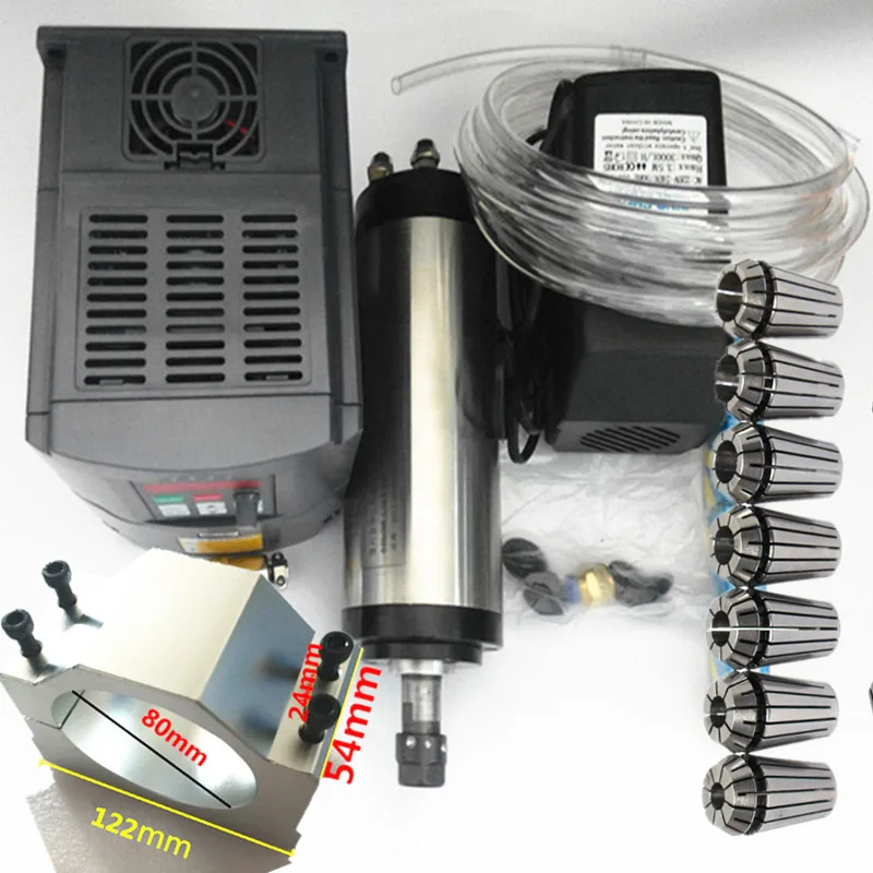 4pcs Nema34 Stepper Motor 1600oz.in+4pcs DM860H driver++3.2kw 380V water cooled spindle+4KW VFD Inverter
4pcs Nema34 Stepper Motor 1600oz.in+4pcs DM860H driver++3.2kw 380V water cooled spindle+4KW VFD Inverter