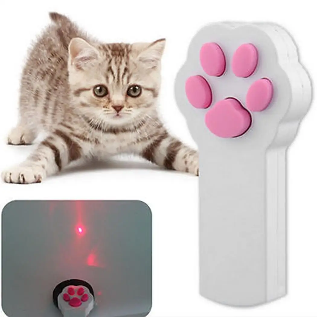LED Light Laser Toys For Cat Pointer Paw Pattern Kitty Pet Dog Teaser Play Toy For Playing And Training Pet Playing Supplies
LED Light Laser Toys For Cat Pointer Paw Pattern Kitty Pet Dog Teaser Play Toy For Playing And Training Pet Playing Supplies