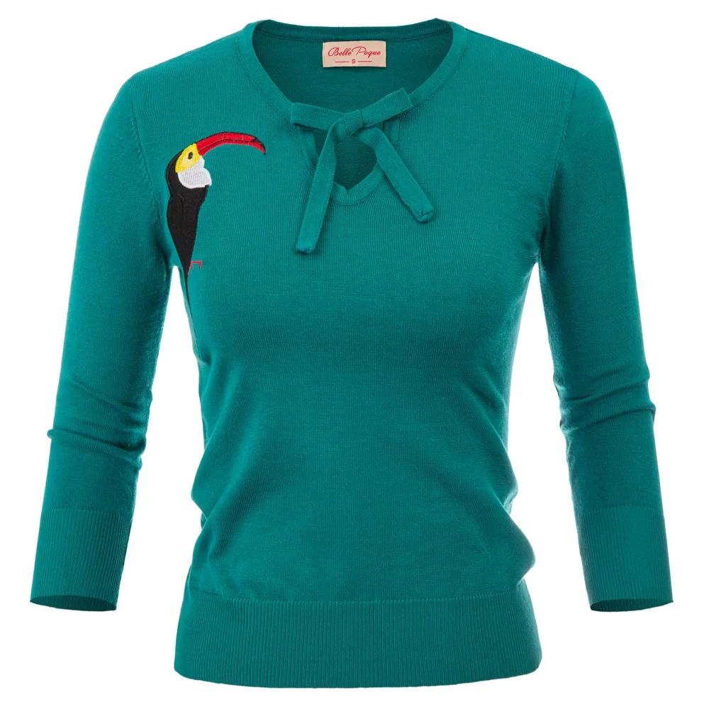 Plus Size Women Vintage 3/4 Sleeve Embroidery Crew Neck Sweater Knitwear Top Tee
Plus Size Women Vintage 3/4 Sleeve Embroidery Crew Neck Sweater Knitwear Top Tee