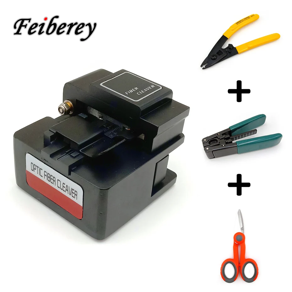 4 in 1 FTTH Splice Optic Tool Kits F-160 Fiber Cleaver CFS-2 Stripper Optical Cable Stripper Kevlar Scissors for Fiber Splicing
4 in 1 FTTH Splice Optic Tool Kits F-160 Fiber Cleaver CFS-2 Stripper Optical Cable Stripper Kevlar Scissors for Fiber Splicing