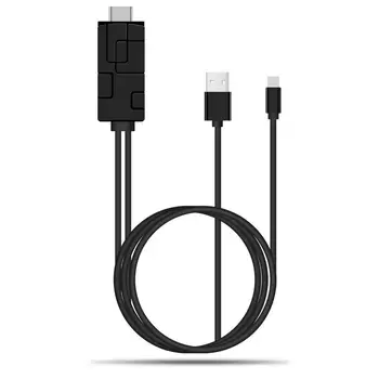 MiraScreen Smart Screen Mirroring Conversion Line Support Ipad To HDMI 1080P Image 1.8M Plug And Play
MiraScreen Smart Screen Mirroring Conversion Line Support Ipad To HDMI 1080P Image 1.8M Plug And Play