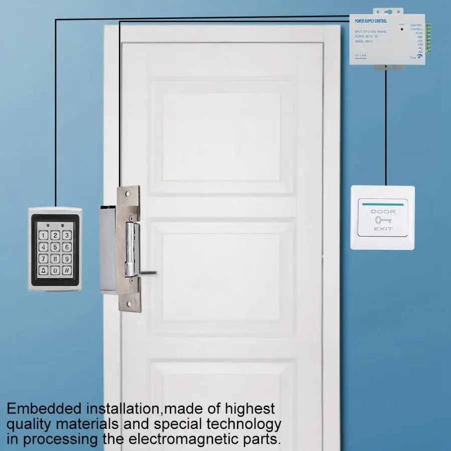 DC12V Narrow-Type Electric Strike Silver Door Lock Double Unlock Mode Access Control hot sale
DC12V Narrow-Type Electric Strike Silver Door Lock Double Unlock Mode Access Control hot sale