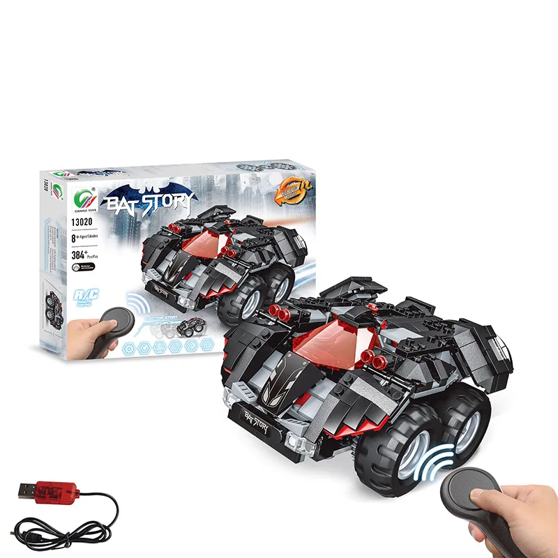 13020 13030 DIY Electric-bat Car 384PCS 2.4G Four-way Remote Control Assembling Blocks for Kids Gifts
13020 13030 DIY Electric-bat Car 384PCS 2.4G Four-way Remote Control Assembling Blocks for Kids Gifts