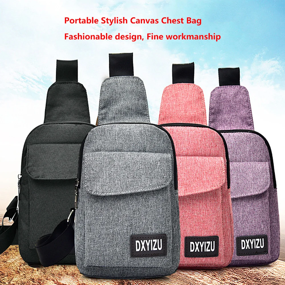Portable Travel Bag Canvas Chest Bag Casual Crossbody Shoulder Bag Rucksacks Men Women Outdoor Camping Fishing Hiking Chest Bag
Portable Travel Bag Canvas Chest Bag Casual Crossbody Shoulder Bag Rucksacks Men Women Outdoor Camping Fishing Hiking Chest Bag
