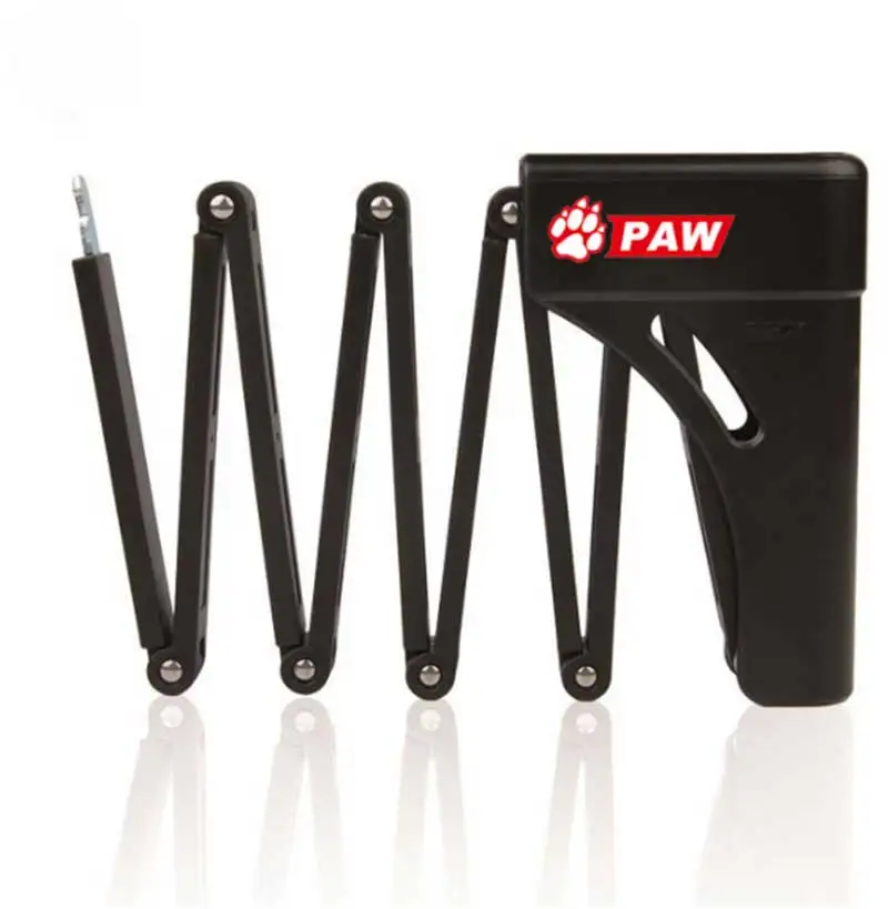Складной велосипедный замок PAW прочная стальная защита от кражи для велосипеда и
