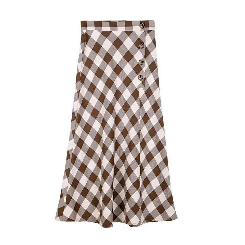 Korean Fashion Black Plaid Vintage Skirt Women Spring Japanese Style School High Waist Khaki Elegant A Line Casual Midi Skirts
Korean Fashion Black Plaid Vintage Skirt Women Spring Japanese Style School High Waist Khaki Elegant A Line Casual Midi Skirts