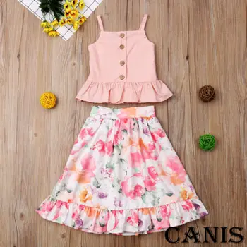 Toddler Kid Baby Girl Clothes Strap Blouse Tops Floral Skirt Dress Outfit Children Set Clothes
Toddler Kid Baby Girl Clothes Strap Blouse Tops Floral Skirt Dress Outfit Children Set Clothes