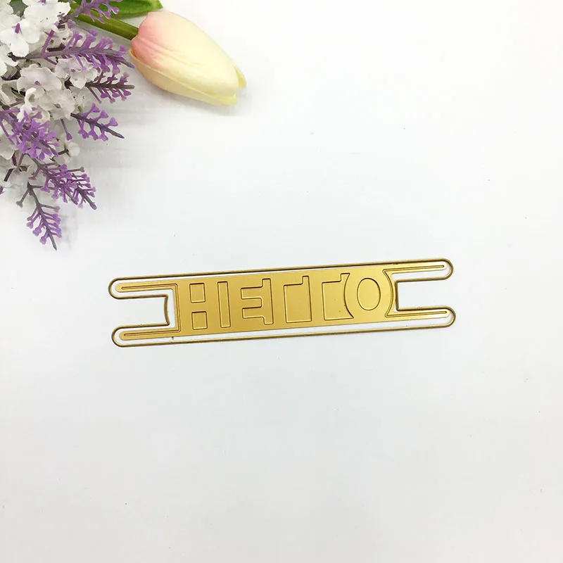 2019 New Hot Foil Stamping Punch Stamp Craft DIY Scrapbooking Card Making 152*31.2mm Hello Letter Metal Cutting Dies 3D
2019 New Hot Foil Stamping Punch Stamp Craft DIY Scrapbooking Card Making 152*31.2mm Hello Letter Metal Cutting Dies 3D