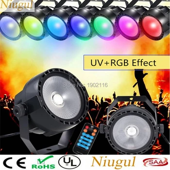 2pcs/lot 30W UV+RGB COB Light/DJ Disco Party LED Par Lights Stage Effect Lighting /Wireless Remote Control Sound Activated Light 
2pcs/lot 30W UV+RGB COB Light/DJ Disco Party LED Par Lights Stage Effect Lighting /Wireless Remote Control Sound Activated Light