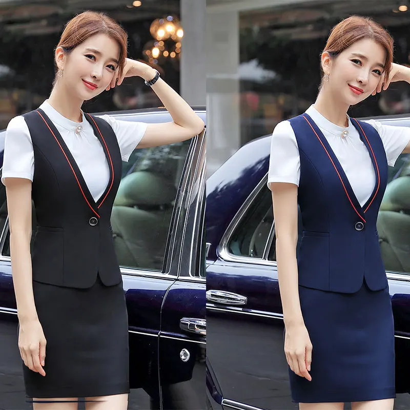 Women Elegant Formal Office Lady Work Wear V-Neck Patchwork Vest Waistcoat Slim Tops Gilet Weskit Sexy Waitress Fashion Business
Women Elegant Formal Office Lady Work Wear V-Neck Patchwork Vest Waistcoat Slim Tops Gilet Weskit Sexy Waitress Fashion Business