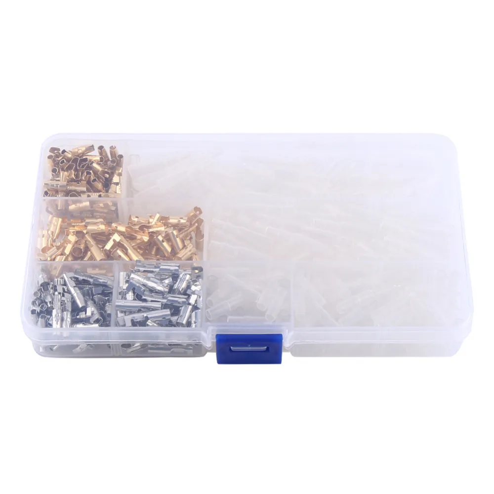 100 Pairs 3.9mm Motorcycle Brass Male & Female Wire Terminals Connectors With Insulation Sleeve
100 Pairs 3.9mm Motorcycle Brass Male & Female Wire Terminals Connectors With Insulation Sleeve