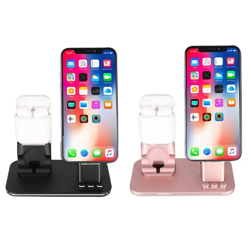 3-In-1 Aluminum Alloy Watch Charger Mobile Phone Holder Headset Charging Stand Multi-Functional Charging Base for ip
3-In-1 Aluminum Alloy Watch Charger Mobile Phone Holder Headset Charging Stand Multi-Functional Charging Base for ip