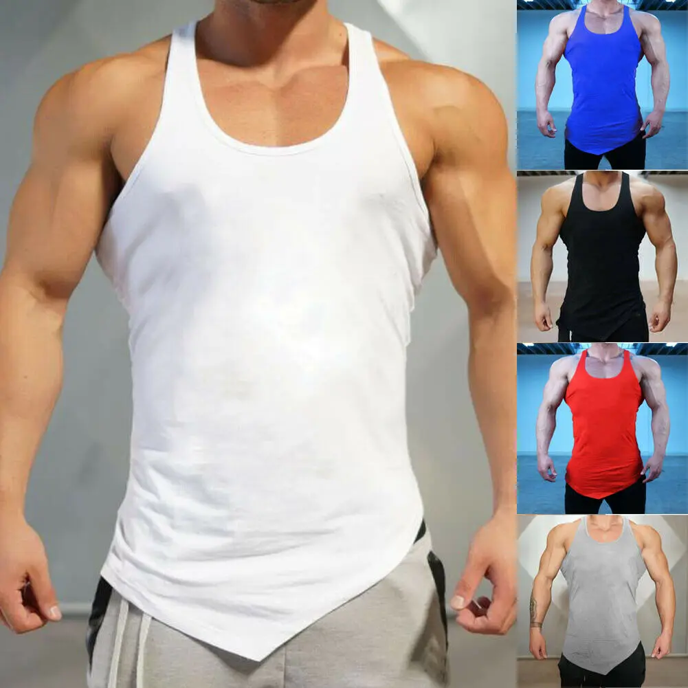 2019 New Style Fashion Hot Men's Stringer Solid Bodybuilding Trainning Exercise T-Shirts O Neck Top Solid Sleeveless Muscle
2019 New Style Fashion Hot Men's Stringer Solid Bodybuilding Trainning Exercise T-Shirts O Neck Top Solid Sleeveless Muscle