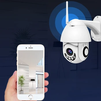 WIFI Camera Outdoor IP Camera H.265+ 1080p Speed Dome CCTV Security Cameras IP Camera WIFI Exterior 2MP IR Home Surveilance
WIFI Camera Outdoor IP Camera H.265+ 1080p Speed Dome CCTV Security Cameras IP Camera WIFI Exterior 2MP IR Home Surveilance