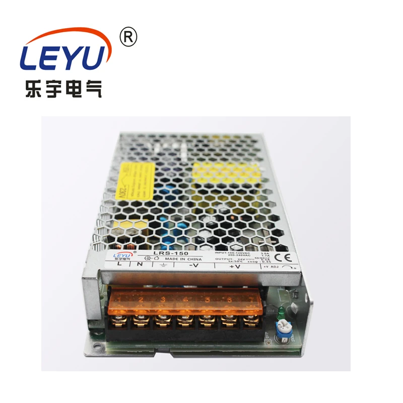 LEYU LRS-150 series Economical Model 150W Switching Power Supply Single Output 12V 24VDC
LEYU LRS-150 series Economical Model 150W Switching Power Supply Single Output 12V 24VDC