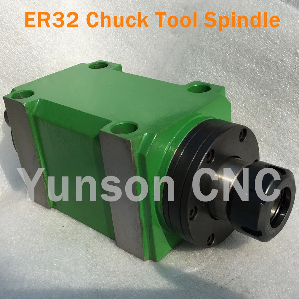 ER32 Collet Chuck Max. 5000~6000rpm. Power Head Power Unit 1500W 1.5KW 2hp Machine Tool Spindle for Milling/Boring Work
ER32 Collet Chuck Max. 5000~6000rpm. Power Head Power Unit 1500W 1.5KW 2hp Machine Tool Spindle for Milling/Boring Work