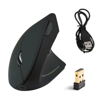 

New Rechargeable Wireless Mouse 2.4GHz Vertical Gaming Mouse 800 1600 2400 DPI Ergonomic Computer Mice For PC Laptop Office USB