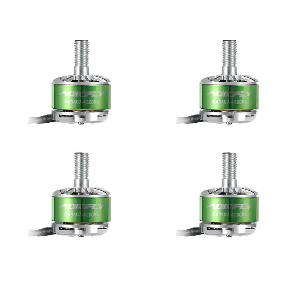 New Upgraded 4X AOKFLY 1407 Motor RV1407 Drone Motors Brushless 3700KV/4200KV CW for 80-150mm Racing Multirotor Drone Quadcopter
New Upgraded 4X AOKFLY 1407 Motor RV1407 Drone Motors Brushless 3700KV/4200KV CW for 80-150mm Racing Multirotor Drone Quadcopter