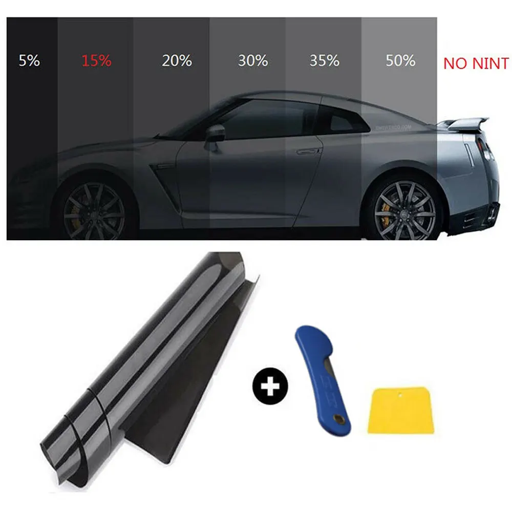300x50cm Car Home Window Glass Tint Tinting Film Roll Auto Side Window Solar Protection Sticker With Scraper 15%
300x50cm Car Home Window Glass Tint Tinting Film Roll Auto Side Window Solar Protection Sticker With Scraper 15%