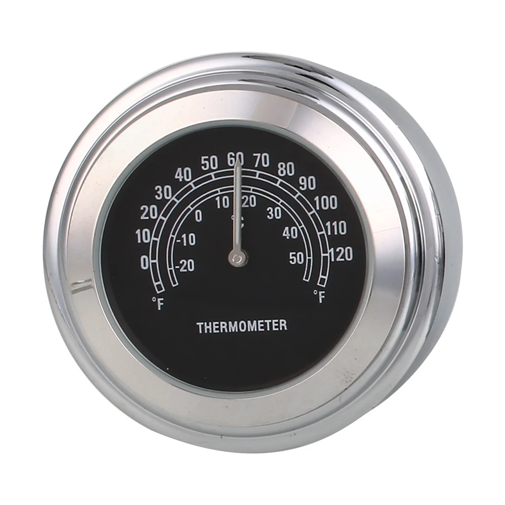 7/8" Waterproof Chrome Motorcycle Clock Thermometer Handlebar Mount Quartz Clock Dial Temp Motor Watch Motorcycles Accessories
7/8" Waterproof Chrome Motorcycle Clock Thermometer Handlebar Mount Quartz Clock Dial Temp Motor Watch Motorcycles Accessories