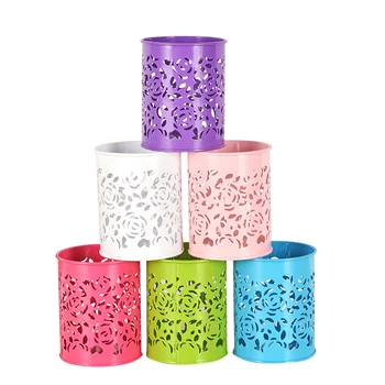 6-Piece Creative Practical Decorative Hollow Iron Art Rose Flower Pen Container Organizer Pencil Holder
6-Piece Creative Practical Decorative Hollow Iron Art Rose Flower Pen Container Organizer Pencil Holder