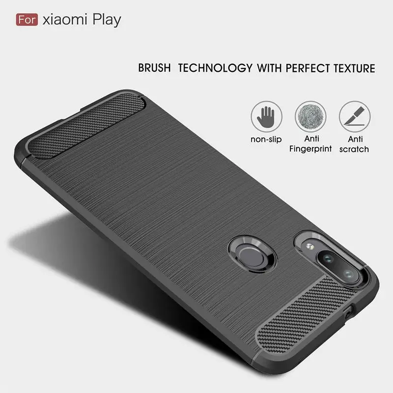 For Xiaomi Redmi Note 7 Case Soft Silicone Carbon Fiber For Xiaomi Play Mi 8 lite case Redmi Note7 Rugged Armor Phone Case Cover
For Xiaomi Redmi Note 7 Case Soft Silicone Carbon Fiber For Xiaomi Play Mi 8 lite case Redmi Note7 Rugged Armor Phone Case Cover