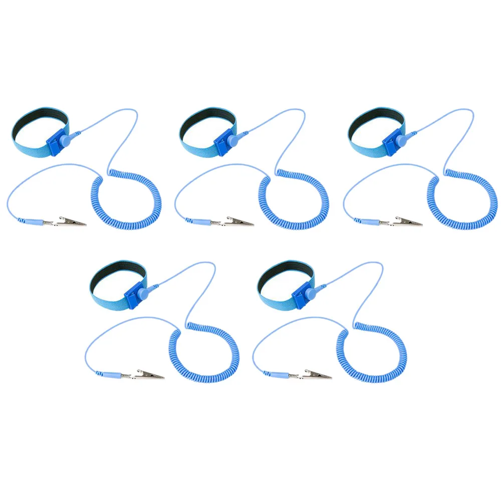 Anti Static Wrist Strap 5 Pack Blue, Adjustable Esd Wrist Band Fits Your Wrist Comfortably, Protect Your Pc Computer Or Electr
Anti Static Wrist Strap 5 Pack Blue, Adjustable Esd Wrist Band Fits Your Wrist Comfortably, Protect Your Pc Computer Or Electr