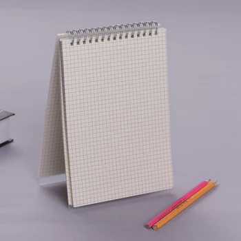 A5 Size Spiral Book Coil Notebook 5mm Grid Transparent PVC Cover for Sketch Diary Memo Simple Notebooks Office School Stationary
A5 Size Spiral Book Coil Notebook 5mm Grid Transparent PVC Cover for Sketch Diary Memo Simple Notebooks Office School Stationary