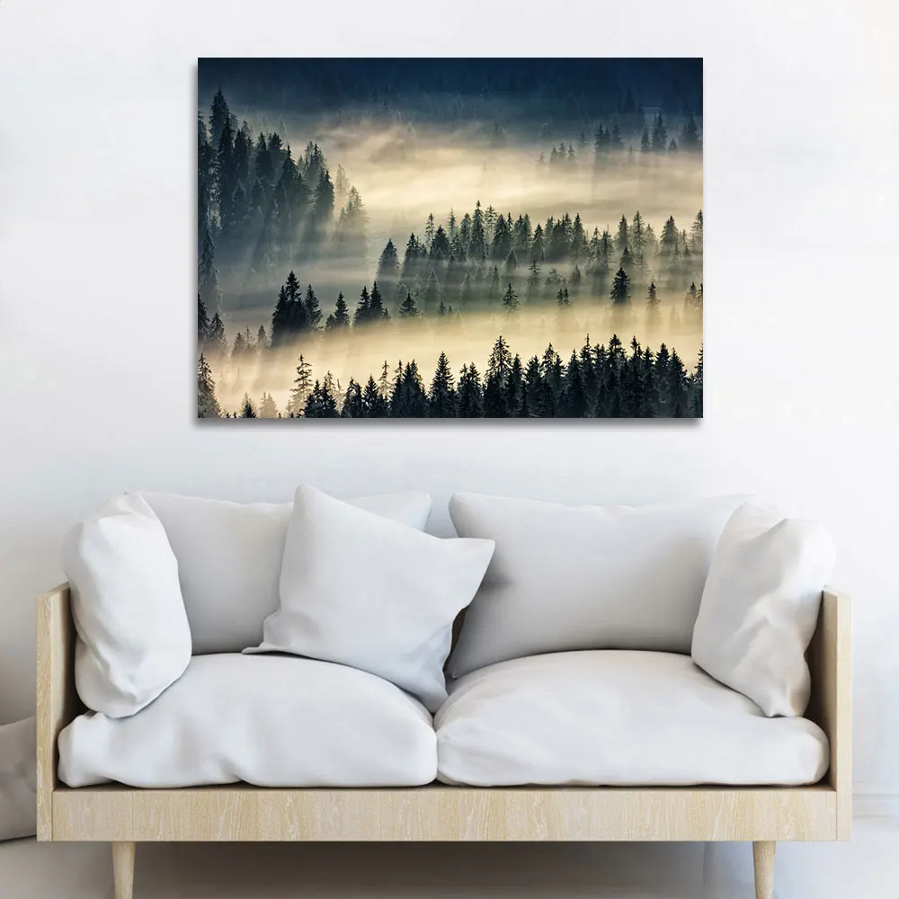 Forest Fog Landscape Posters and Prints Print on Canvas Wall Art Picture Paiting for Living Room Home Decor No Frame
Forest Fog Landscape Posters and Prints Print on Canvas Wall Art Picture Paiting for Living Room Home Decor No Frame