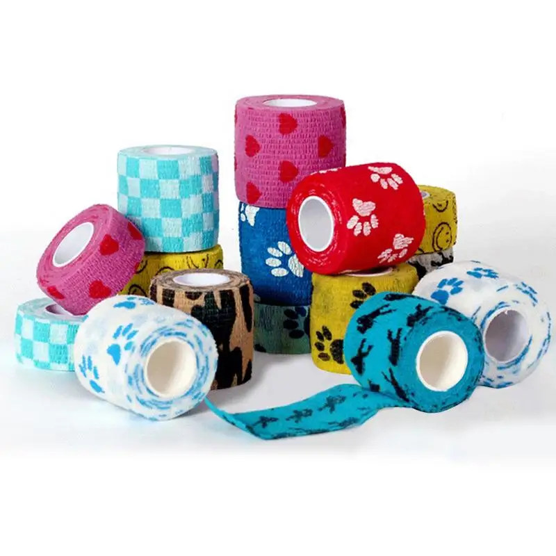 Self-adhesive Elastic Bandage Non-Woven Fabrics Pets Multifunctional Bandage with Decorative Patterns
Self-adhesive Elastic Bandage Non-Woven Fabrics Pets Multifunctional Bandage with Decorative Patterns