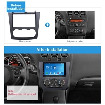 Harfey Car Auto Radio Install Frame DVD Fascia Altima Fitting Kit for Nissan 2006 2007 2008 2009 -2012 Audio Player Panel Plate
Harfey Car Auto Radio Install Frame DVD Fascia Altima Fitting Kit for Nissan 2006 2007 2008 2009 -2012 Audio Player Panel Plate
