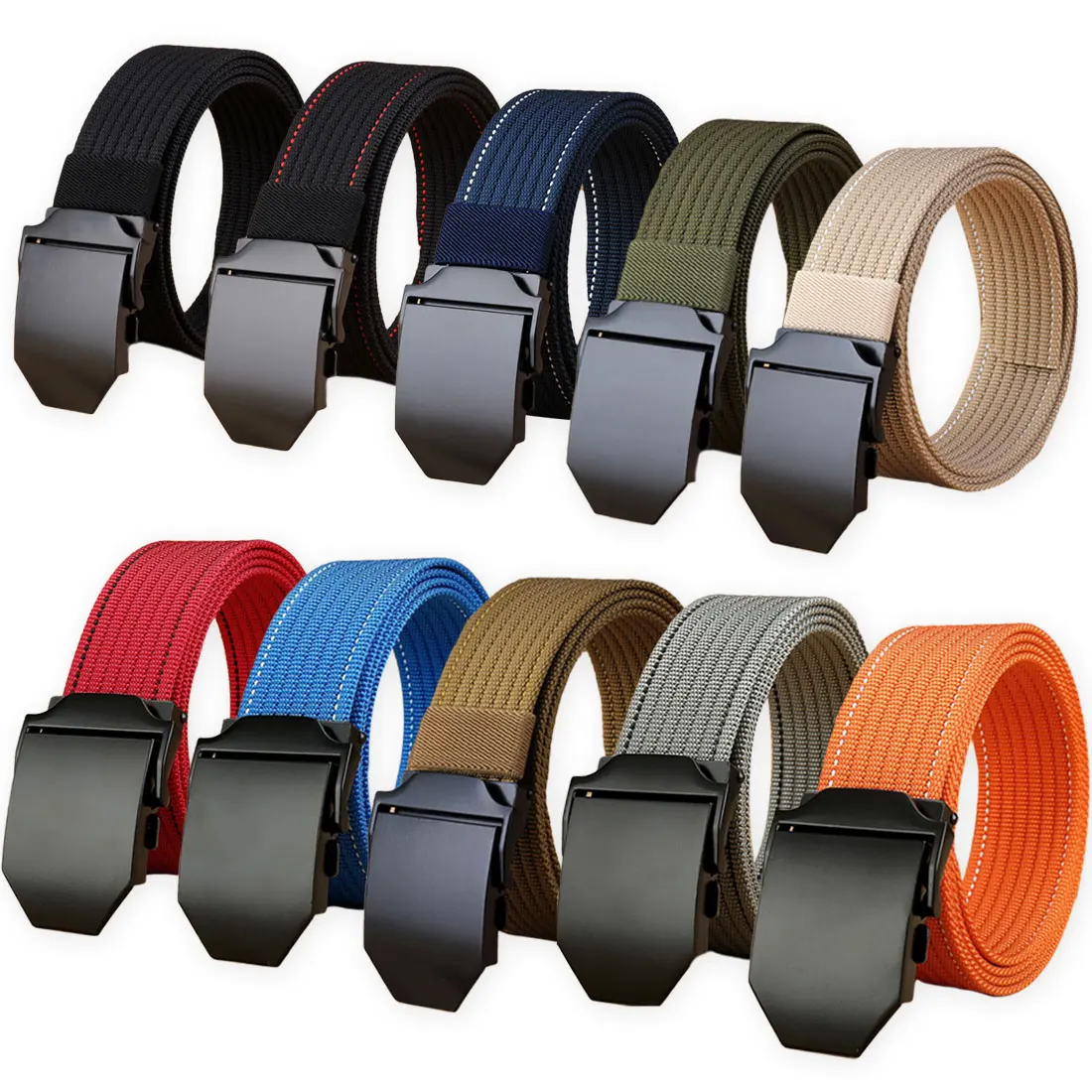 Outdoor Automatic buckle Men Alloy Belt Unisex tactical casual canvas belt for Durable Military Training Belts 3.8 cm wide
Outdoor Automatic buckle Men Alloy Belt Unisex tactical casual canvas belt for Durable Military Training Belts 3.8 cm wide
