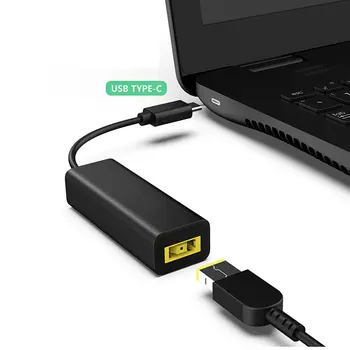 CYDZ 11.0*4.5mm Rectangle Jack Lenovo Input to USB-C Type-C Power Plug Charge Cable 45w for Mac book Laptop Phone Tablet Black
CYDZ 11.0*4.5mm Rectangle Jack Lenovo Input to USB-C Type-C Power Plug Charge Cable 45w for Mac book Laptop Phone Tablet Black