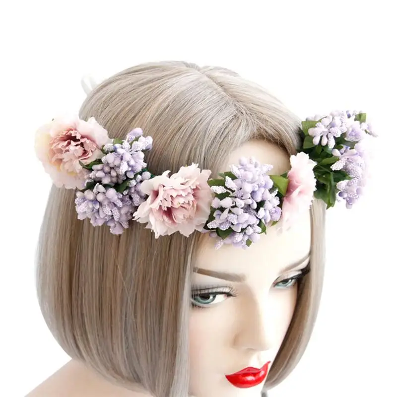 1Pc Hawaii Wedding Garland Headband Head Wreath Flower Crown Floral Headpiece Flower Headwear for Holiday Bride Photography Kid
1Pc Hawaii Wedding Garland Headband Head Wreath Flower Crown Floral Headpiece Flower Headwear for Holiday Bride Photography Kid