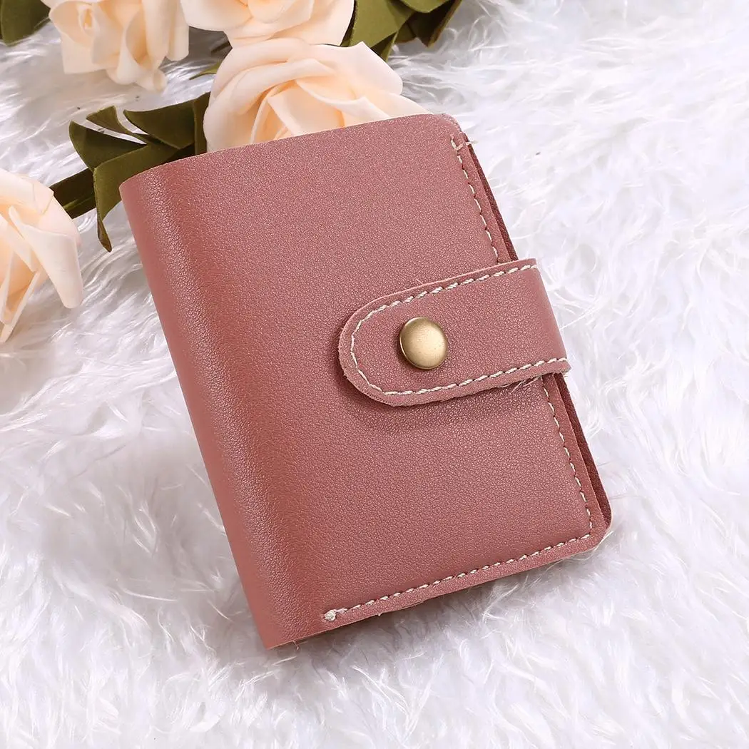 Blue Green Champagne Women Solid Bi-fold Button Holders Card Retro Buckle Wallet Purse Black Casual Square Pink
Blue Green Champagne Women Solid Bi-fold Button Holders Card Retro Buckle Wallet Purse Black Casual Square Pink