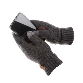 New Knitted Gloves For Women Men Winter Warm Screen Sense Gloves Mittens Wool-Knitting Solid Thick Soft Touch Screen Gloves
New Knitted Gloves For Women Men Winter Warm Screen Sense Gloves Mittens Wool-Knitting Solid Thick Soft Touch Screen Gloves