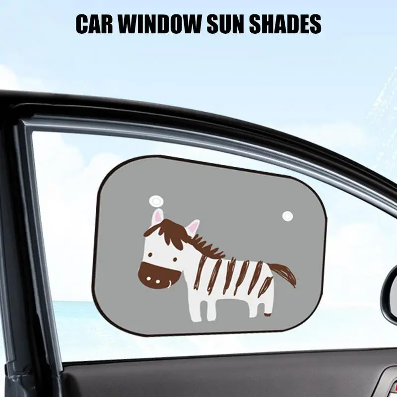 Universal Suction Cup Car Sun Shades 2pcs Car Window Sunshades Blocks Harmful UV Rays Sun Heat Cute Zebra Protection For Kids
Universal Suction Cup Car Sun Shades 2pcs Car Window Sunshades Blocks Harmful UV Rays Sun Heat Cute Zebra Protection For Kids