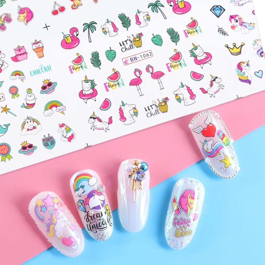1 Set Stickers for Nails Cartoon Animals Flower Design Water Transfer Manicure Letters Nail Art Decoration Sliders LEBN1057-1068
1 Set Stickers for Nails Cartoon Animals Flower Design Water Transfer Manicure Letters Nail Art Decoration Sliders LEBN1057-1068