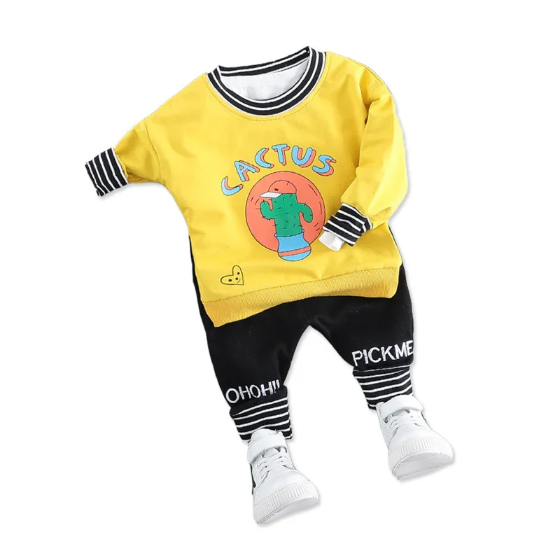 Spring Autum Baby Boy Girl Fashion Cotton Cartoon Cactus Clothes T-shirts Pants 2pcs/sets Children Sports Kid Casual Tracksuits
Spring Autum Baby Boy Girl Fashion Cotton Cartoon Cactus Clothes T-shirts Pants 2pcs/sets Children Sports Kid Casual Tracksuits