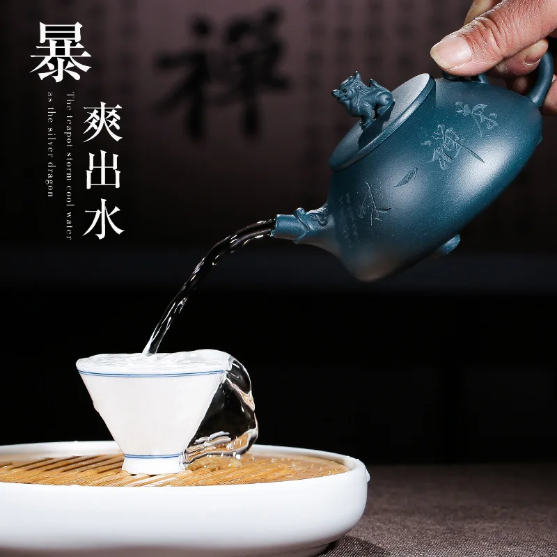 Full Azure Mud Dark-red Enameled Pottery Teapot The Republic Of China Green Clay Drum Teapot Tea Set Gift Box Suit Dragon Pot
Full Azure Mud Dark-red Enameled Pottery Teapot The Republic Of China Green Clay Drum Teapot Tea Set Gift Box Suit Dragon Pot