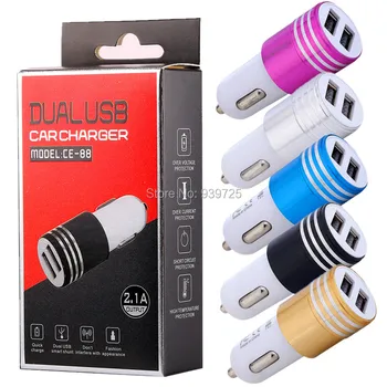 car charger 2.1A Dual usb ports Car charger Universal adapter for iphone for samsung s6 s7 edge s8 s9 htc android phone gps pc
car charger 2.1A Dual usb ports Car charger Universal adapter for iphone for samsung s6 s7 edge s8 s9 htc android phone gps pc