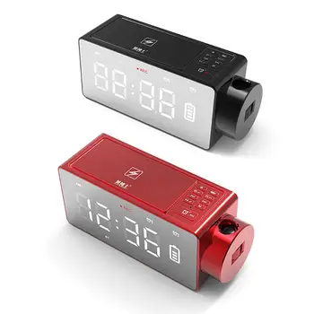 Wireless Charging Projection Digital Clock LED Large Screen Bluetooth Speaker Alarm Clock Home Snooze FM DIY Music Table Clocks
Wireless Charging Projection Digital Clock LED Large Screen Bluetooth Speaker Alarm Clock Home Snooze FM DIY Music Table Clocks