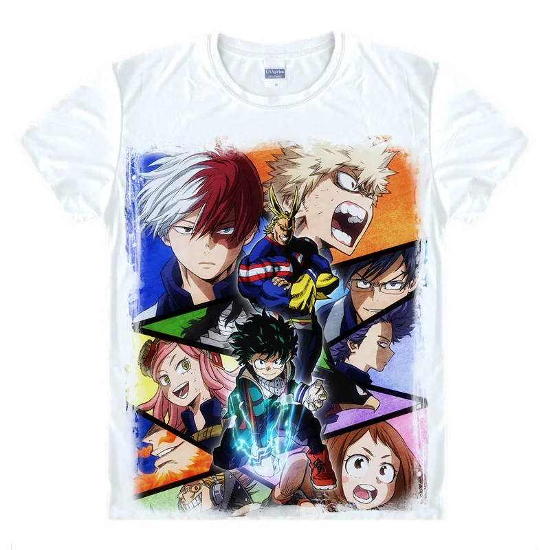 Newest My Hero Academia T Shirts Men Short Sleeve Clothing Boku No Hero Academia Cosplay Funny Cartoon T-shirt For Men Women
Newest My Hero Academia T Shirts Men Short Sleeve Clothing Boku No Hero Academia Cosplay Funny Cartoon T-shirt For Men Women