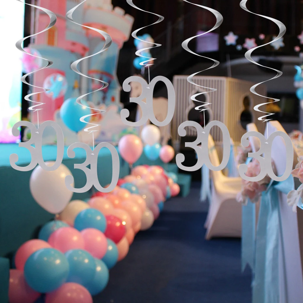 Pieces of 12 Numbers 30 40 50 60 Ceiling Streamers Swirl Spirals Ornament Birthday Anniversary Party Hanging Decor
Pieces of 12 Numbers 30 40 50 60 Ceiling Streamers Swirl Spirals Ornament Birthday Anniversary Party Hanging Decor