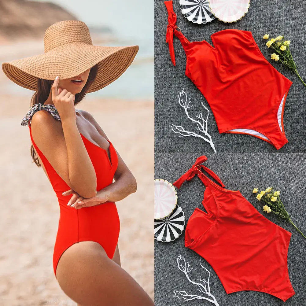 2019 New Summer Swimsuit Women Bathing Suit One Shoulder Swimsuit Swimwear Beachwear Bikini Sexy Brazilian Swimwear
2019 New Summer Swimsuit Women Bathing Suit One Shoulder Swimsuit Swimwear Beachwear Bikini Sexy Brazilian Swimwear
