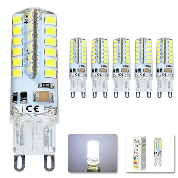 5PCS Mini LED Bulb G9 LED Lamp 110V Corn Bulb 2835 48leds Ampoule Chandelier Candle G9 Light Replace 30W 40W Halogen Lamp SMD
5PCS Mini LED Bulb G9 LED Lamp 110V Corn Bulb 2835 48leds Ampoule Chandelier Candle G9 Light Replace 30W 40W Halogen Lamp SMD