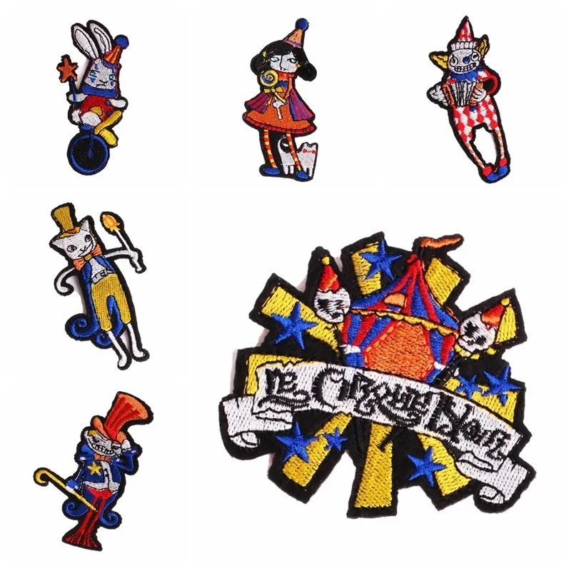 Fine Circus Troupe Clown Patch Embroidered Ironing Stickers Patches For Clothes Magic Iron On Patches Movies Parches Anime Decor
Fine Circus Troupe Clown Patch Embroidered Ironing Stickers Patches For Clothes Magic Iron On Patches Movies Parches Anime Decor